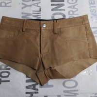 дамски къси панталони Replay-от естествена кожа