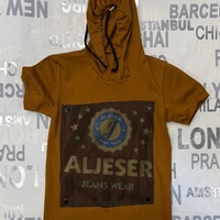 мъжка тениска с качулка