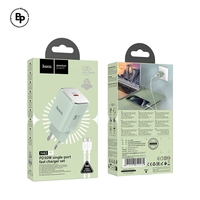 Зарядно HOCO N43 GaN Type-C (30W) Green