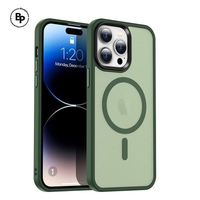 Силиконов Кейс Matte Skin iPhone 14 Pro Green