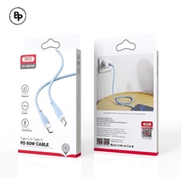 Кабел XO NB208B Type-C - Type-C,(1m) (60W) Blue