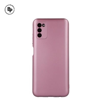 Силиконов Кейс Metallic Redmi 12C Pink