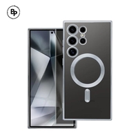 Силиконов Кейс Electro Magsafe Samsung S24 Ultra Silver