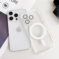 Силиконов Прозрачен Твърд Гръб Magsafe iPhone 16 (1.50mm)
