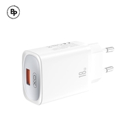 Зарядно XO CE19 QC ,Кабел Usb - Micro (18W) White