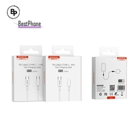 Кабел Somostel SMS-BT10 PD Type-C - Lightning, (1.2m) (18W) White