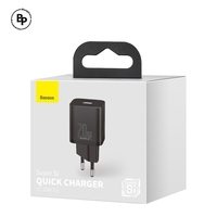 (Baseus) Адаптер Гнездо Type-C (20W) Black
