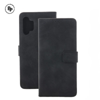 Кожен Калъф Smart Valvet Samsung S24 Black
