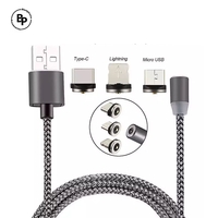Магнитен кабел X-Cable 3 в 1 (1m) Black