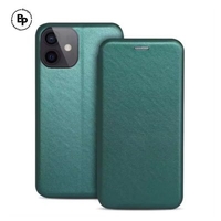Кожен Калъф Elegance book Huawei P Smart 2021 Green