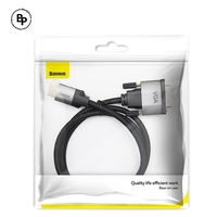 (Baseus) Enjoyment HDMI - VGA Кабел (1.0m) Dark Gray 4K