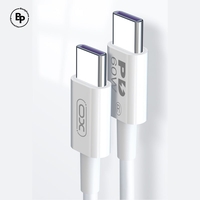 Кабел XO NB-Q190A PD Type-C - Type-C (1.0m) 60W White