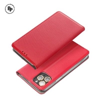 Кожен Калъф Smart Book Motorola E14 Red