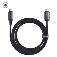 (Baseus) Кабел Crystal Shine Type-C - Type-C (1.5m),QC 100W Black