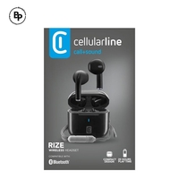 Безжични Слушалки Cellularline Rize TWS Black
