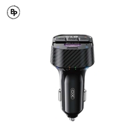 Зарядно за кола XO FM BCC17 Bluetooth MP3, трансмитер (30W), Кабел Type-C - Type-C Black