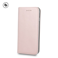 Кожен Калъф Magnetic Book Samsung A02S Rose Gold