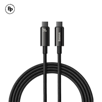 (Baseus) Кабел Tungsten Type-C - Type-C (2.00m),PD 240W Black