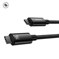 (Baseus) Кабел Tungsten Type-C - Type-C (2.00m),PD 240W Black