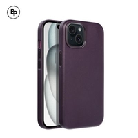 Кожен Mag Кейс iPhone 15 Plus Dark Violet