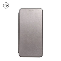 Кожен Калъф Elegance book Samsung A20s Silver