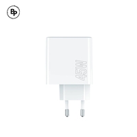 Адаптер Maxlife MXTC-07 Гнезда USB / Type-C (45W) White