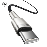 (Baseus) Кабел Cafule Type-C - Type-C, (2m) (100W) Black