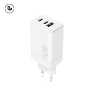 Адаптер Maxlife MXTC-08 Гнезда USB / 2X Type-C (65W) White