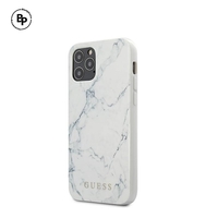 Кейс Guess iPhone 12 / iPhone 12 Pro Marble White