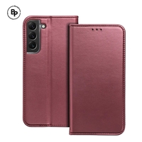 Кожен Калъф Magnetic Book Realme C55 Burgundy