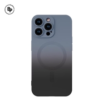 Силиконов Кейс Gradient MagSafe iPhone 15 Plus Black