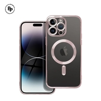 Силиконов Кейс Electro Magsafe iPhone 15 Pro Max Rose Gold