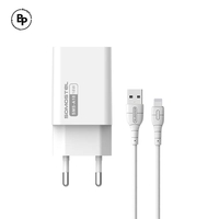 Зарядно Somostel SMS-A18 QC3.0, USB - Lightning (18W) White