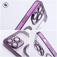 Силиконов Кейс Electro Magsafe iPhone 15 Pro Deep Purple