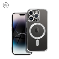 Силиконов Кейс Electro Magsafe iPhone 15 Silver