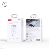 Адаптер XO CE21 PD, Type-C / USB Гнездa (30W) White