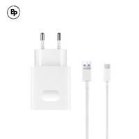 Зарядно Huawei Super Charge, USB - Type-C (1m) (22.5W) White