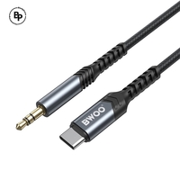 Bwoo Aux Кабел 3,5mm Jack - Type-C (1.2m)