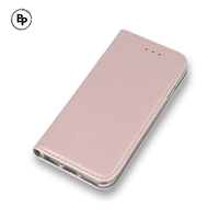 Кожен Калъф Magnetic Book Samsung A02S Rose Gold