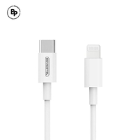 Кабел Somostel SMS-BT10 PD Type-C - Lightning, (1.2m) (18W) White