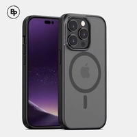 Силиконов Кейс Matte Skin iPhone 15 Pro Black