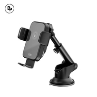 Стойка за кола XO WX036, Wireless зареждане (15W) Black