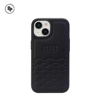 Кожен Кейс Audi iPhone 15 Pro Black