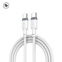 Кабел XO NB208B Type-C - Type-C,(1m) (60W) White