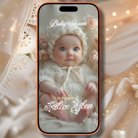 Adorable Digital Baby Shower Invitation Video