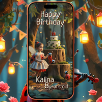 Digital Ladybug Birthday Invitation – Cute, Fun & Ready to Share!