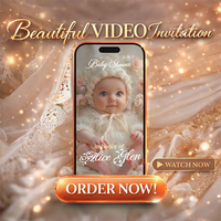 Adorable Digital Baby Shower Invitation Video