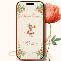 Cute Mouse Birthday Video Invitation – Digital Animated Kids Birthday Invite