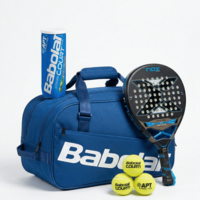 Комплект сак EVO COURT S DARK BLUE + Nox AT10 Pro Cup Soft by Agustin Tapia + топки  COURT PADEL X3