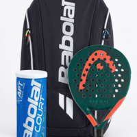 Комплект термочанта RH PERF PADEL 2nd Gen BLACK + Head Radical Team Light 2026 + топки COURT PADEL X3